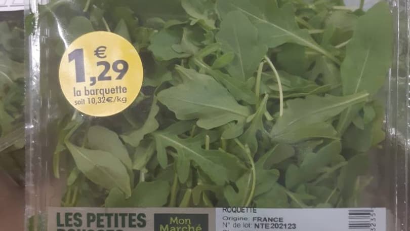 Cette barquette de roquette est rappelée. Cette barquette de roquette est rappelée.
