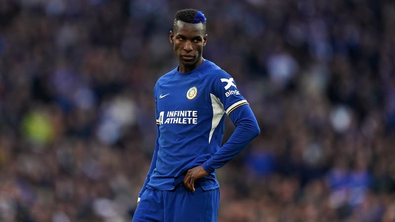 Nicolas Jackson, le 20 avril 2024, à Wembley