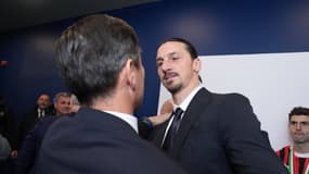 Zlatan Ibrahimovic à l'issue de la Supercoupe d'Italie le dimanche 6 janvier 2025