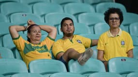 Des supporters du Brésil lors de la Copa America, à Salvador le 18 juin 2019