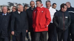Yannick Moreau accueille l'ancien ministre de l'environnement François de Rugy, en juin 2019