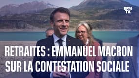 Emmanuel Macron: "Il y a une contestation sociale mais ça ne veut pas dire que tout doit s'arrêter"