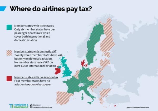 Les taxes appliquées sur le transport aérien dans l'Union européenne Les taxes appliquées sur le transport aérien dans l'Union européenne