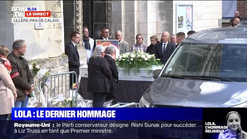 Les funérailles de la jeune Lola se terminent à Saint-Omer de Lillers, dans le Pas-de-Calais