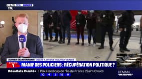 Manifestation des policiers: Adrien Quatennens dénonce une "manœuvre qui vise à faire pression sur l'institution judiciaire"