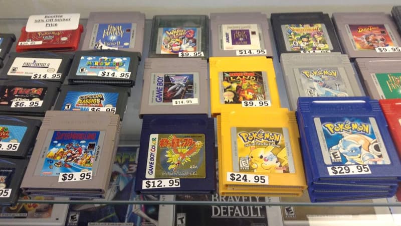 Des cartouches Game Boy à des prix élevés