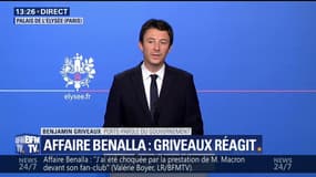 Benjamin Griveaux reconnaît qu'Alexandre Benalla "est clairement sorti de son rôle d'observateur" le 1er-mai 