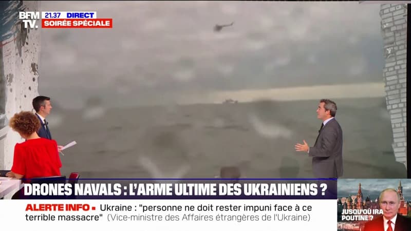 En mer Noire, quelles sont les armes utilisées par les Ukrainiens?