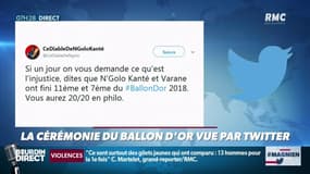#Magnien: la cérémonie du Ballon d'or vue par Twitter