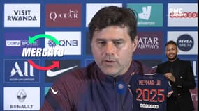 "Toute la famille du PSG est heureuse de la prolongation de Neymar", se réjouit Pochettino