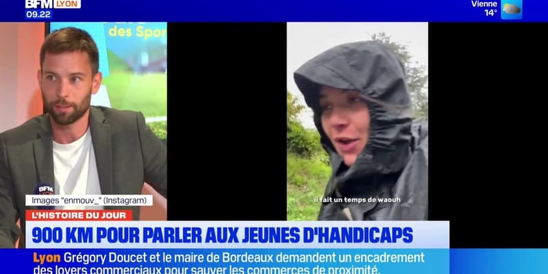 Marcher 900km entre Tours et Lyon pour sensibiliser les jeunes aux handicaps