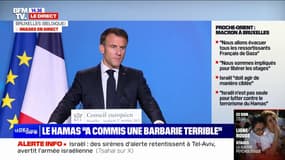 Emmanuel Macron sur le Proche-Orient: "Il faut relancer le processus de paix et il faut le faire maintenant"