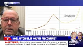 Covid-19: pour le Pr Rabaud, un nouvel allègement du confinement conduirait à "une remontée très rapide" des chiffres "à partir de la mi-janvier"