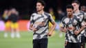 Marquinhos et Zaïre-Emery avant le match de Ligue des champions entre le PSG et le Borussia Dortmund, le 19/09/2023