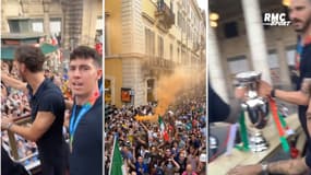 Euro 2021 : Au coeur de la parade des Italiens dans les rues de Rome