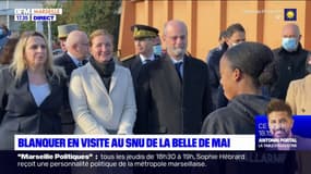 Jean-Michel Blanquer en visite au SNU de la Belle-de-Mai