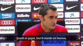 Ligue des champions / Barça : Valverde essuie un tir nourri de critiques en conférence 3 jours après la Roma