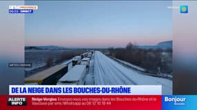 De la neige dans les Bouches-du-Rhône. Point sur les conditions de circulation