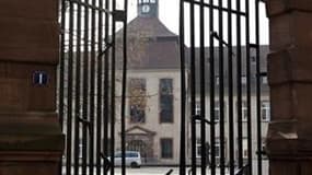 L'entrée de l'Ecole nationale d'administration, à Strasbourg. Vingt ans après la polémique suscitée par son transfert de Paris à Strasbourg, l'Ena a célébré lundi son ancrage dans la capitale alsacienne en inaugurant les locaux qui manquaient encore à son