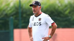 Christophe Galtier avec l'OGC Nice, le 3 juillet 2021