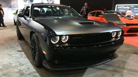 Les muslce-cars comme cette Dodge Challenger sont à l'honneur au salon automobile de New York.