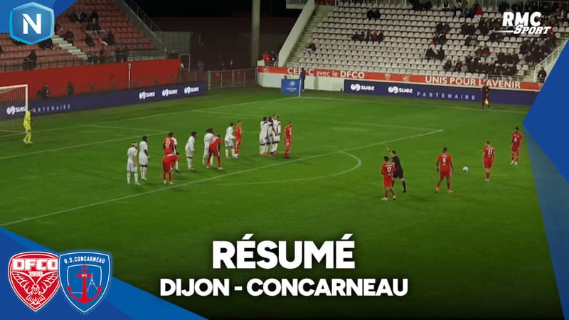 RÃ©sumÃ© : Trois trÃ¨s jolis buts entre Dijon et Concarneau (National)