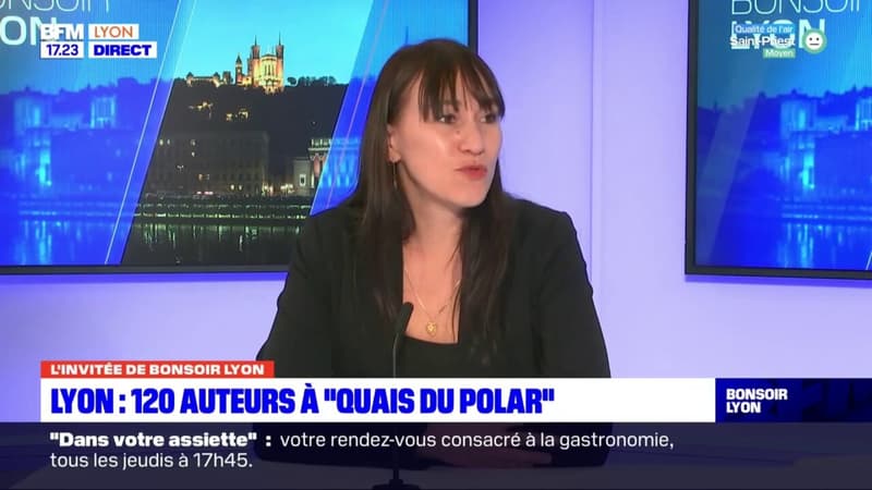 L'invitée de Bonsoir Lyon du mardi 28 février : Hélène Fischbach, festival "Quais du Polar"