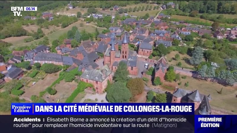 Les plus beaux sites de France vus du ciel: à la découverte de la cité médiévale de Collonges-la-Rouge, en Corrèze
