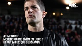 AS Monaco : Moreno gagne enfin en Ligue 1 et fait mieux que Deschamps 