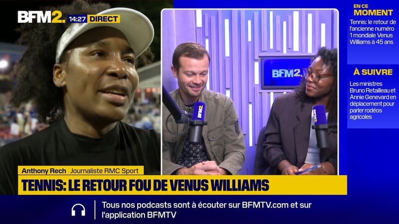 Tennis: le retour fou de l'ancienne numéro 1 mondiale Venus Williams