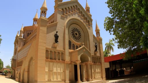 La cathédrale Saint-Matthieu, à Khartoum, au Soudan.