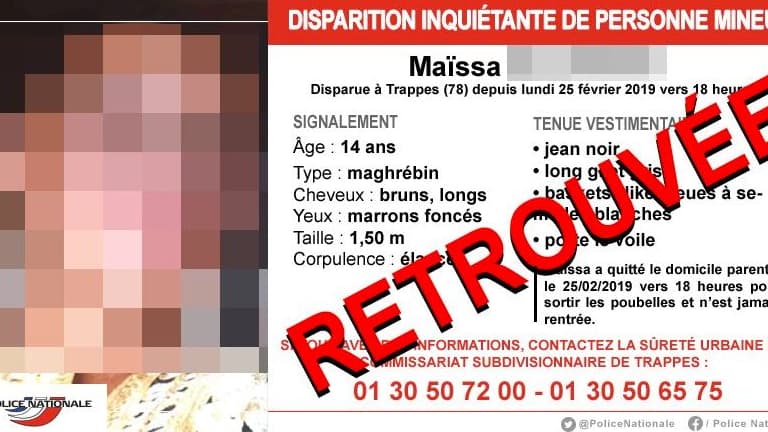 Une adolescente de 14 ans est recherchée dans les Yvelines.