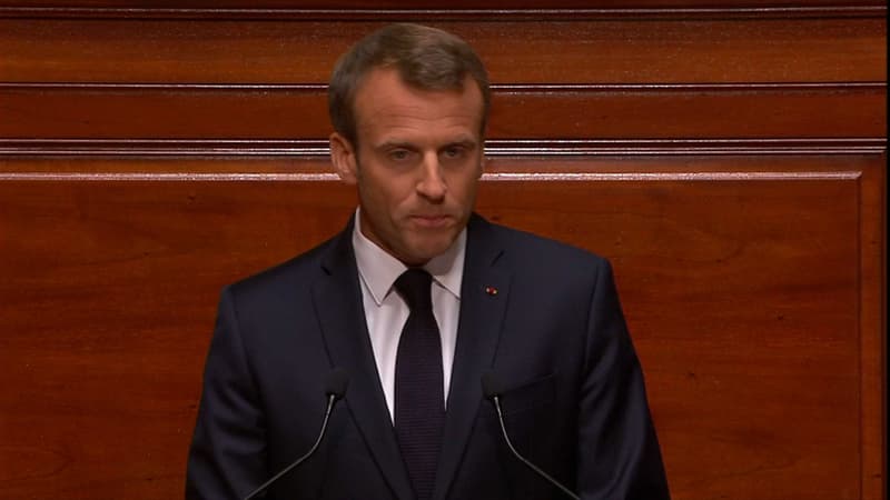 Emmanuel Macron à Versailles