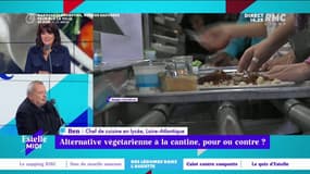 Ben, auditeur RMC explique la problématique des cuisines scolaires: "ce ne sont pas des nutritionnistes qui préparent le menu, ce sont des ordinateurs à Paris." 