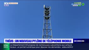 Hautes-Alpes: un pylône de téléphonie mobile installé sur la commune de Théus