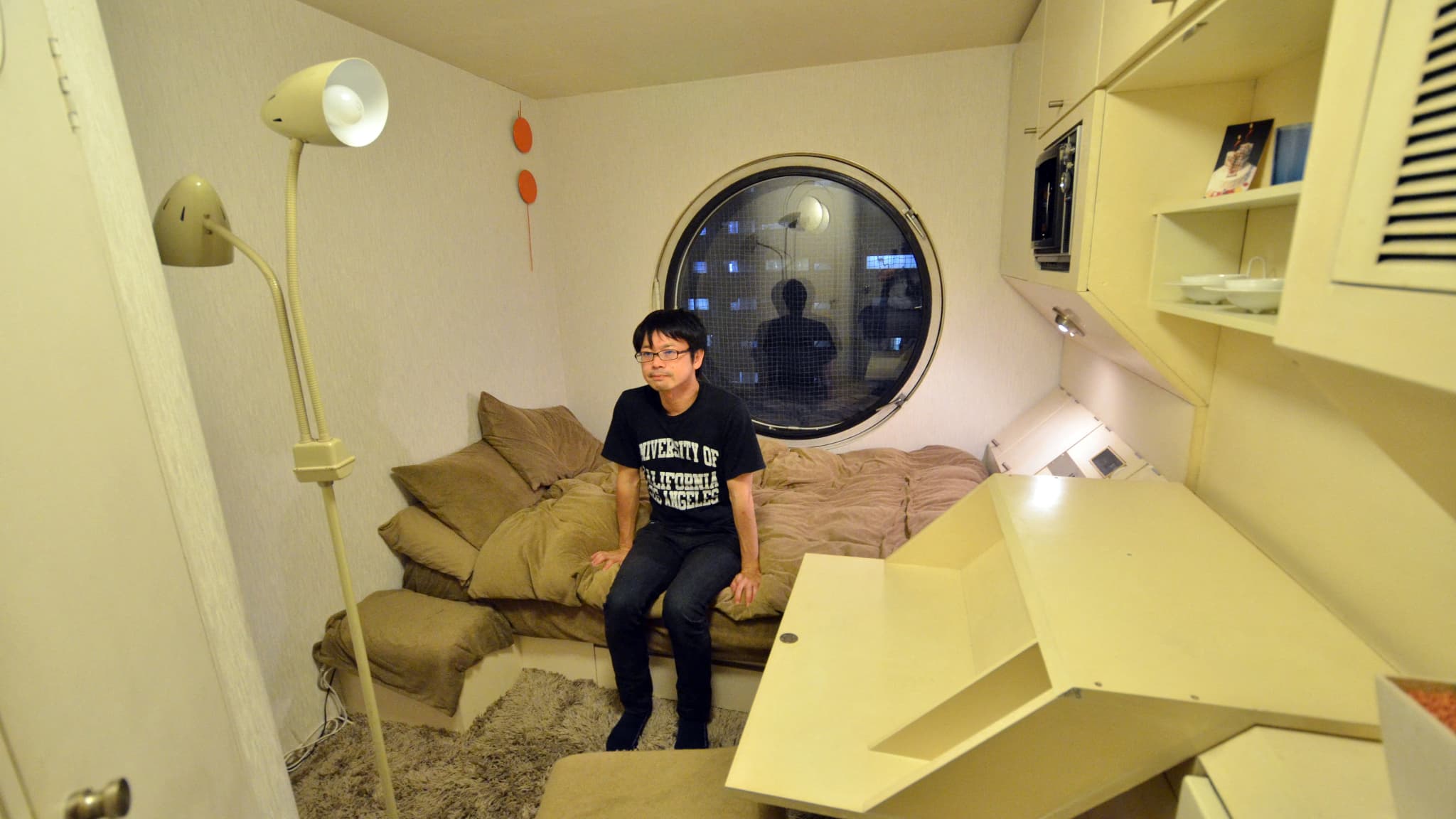 L'intérieur de la tour Nagakin