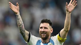 Lionel Messi après la demi-finale de la Coupe du monde contre la Croatie, le 13 décembre 2022.