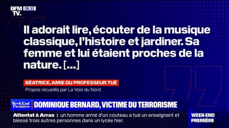 Attaque au couteau à Arras: qui était Dominique Bernard, le professeur tué?