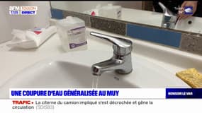 Var: une coupure d'eau généralisée au Muy