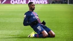 Ousmane Dembélé célèbre un but du PSG contre Lille en Ligue 1, le 16 janvier 2026