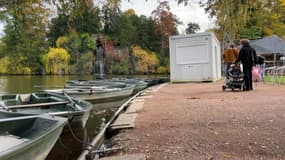 Les barques du parc de l'Orangerie à Strasbourg (Bas-Rhin) en octobre 2024. 
