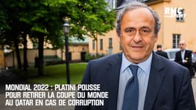 Mondial 2022 : Platini pousse pour retirer la Coupe du monde au Qatar en cas de corruption