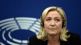 Marine Le Pen au Parlement européen le 10 juin 2015