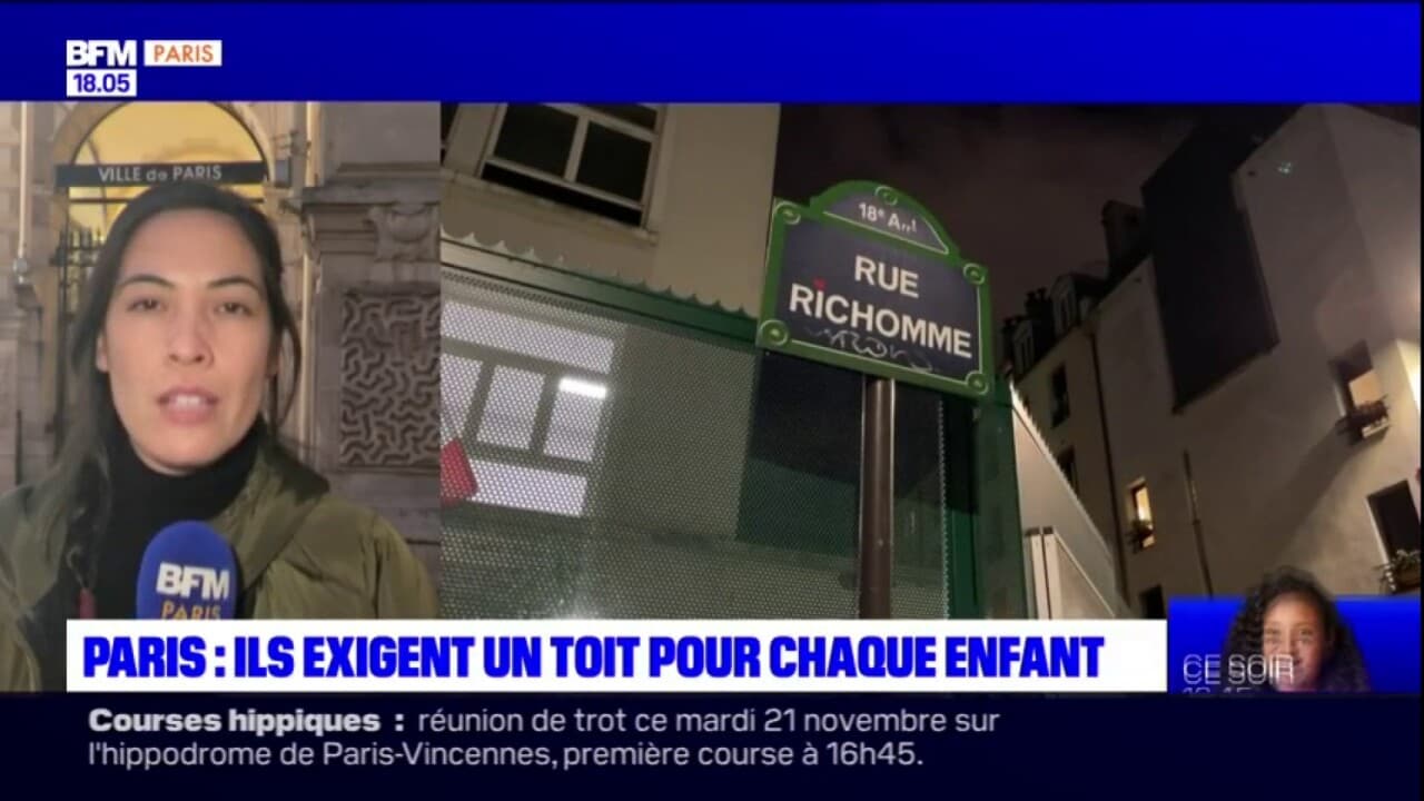 Paris: élus et riverains réclament un hébergement pour 37 familles du 18ème  arrondissements