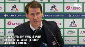 ASSE 0-5 OL : "L'équipe qui a eu le plus de cœur a gagné ce soir" juge Garcia