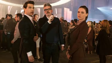 Tom Cruise, le réalisateur Christopher McQuarrie et Rebecca Ferguson.