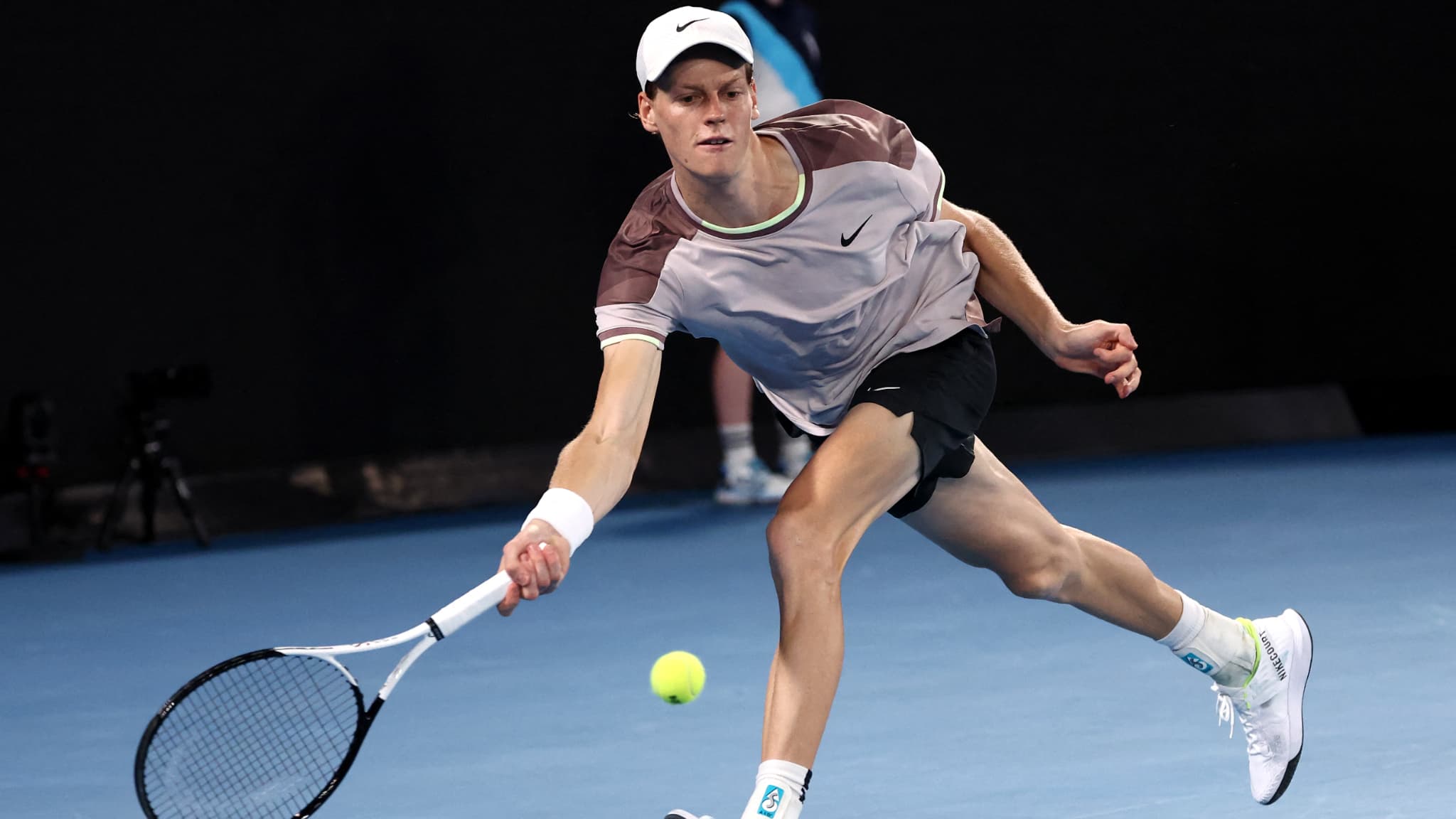 L'Italien Jannik Sinner en finale de l'Open d'Australie contre Daniil Medvedev