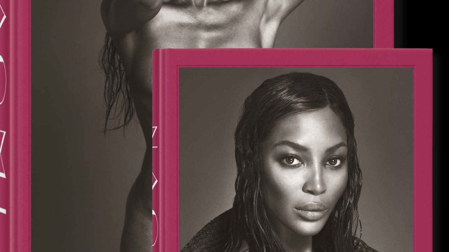 Les deux livres proposés dans le coffret Naomi Campbell