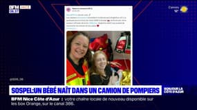 Sospel: un petit bébé nommé Angiolino, est né dans le camion des pompiers