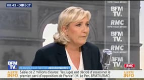 "Nous avons payé des assistants de députés français au Parlement européen" martèle Marine Le Pen